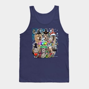 Seasonal Mash Up Dog Version Tank Top